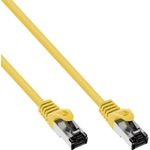 InLine® Patchkabel, S/FTP (PiMf), Cat.8.1, 2000MHz, halogenfrei, Kupfer, gelb, 0,25m (78822Y)