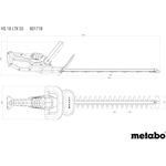 Metabo HS 18 LTX 55 Doppelte Klinge 2,6 kg (601718500)