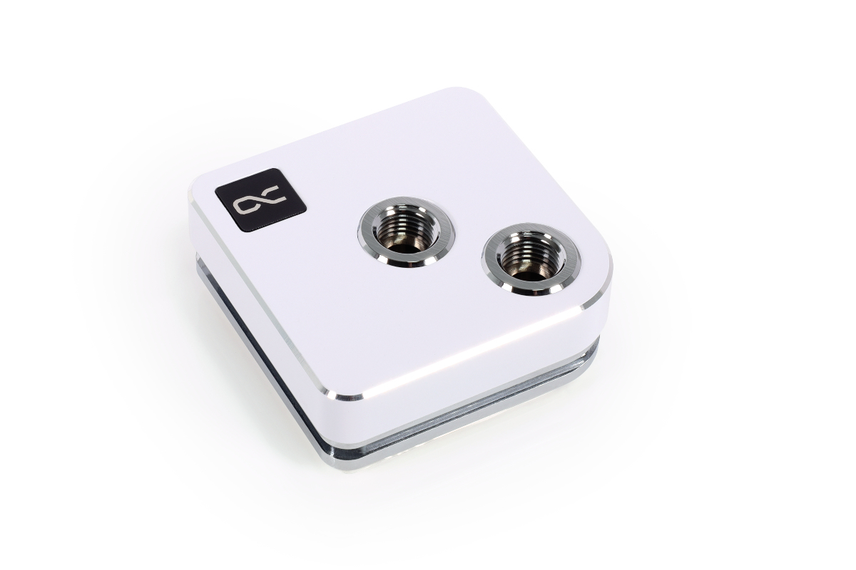 Alphacool Core 1 CPU-Wasserblock 1/4" Weiß