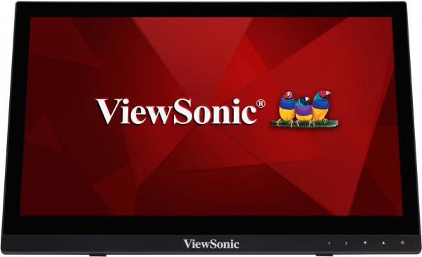 ViewSonic TD1630-3 (16") 40,6cm 10-Punkt-Touchscreen-Monitor - 1366x768, 16:9, 60Hz, HDMI, VGA, USB, Lautsprecher [Energieklasse B] (TD1630-3)