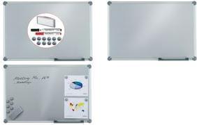 HEBEL Weißwandtafel 2000, Komplett-Set "silver Maße: (B)900 x (T)600 mm, Arbeitsfläche aus Stahlblech (63123-84)