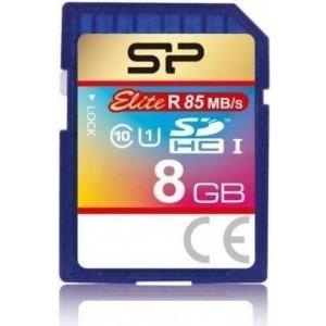 Silicon Power 8GB SDHC 8GB SDHC UHS-I Klasse 10 Speicherkarte (SP008GBSDHAU1V10)