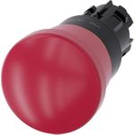 Siemens Not-Aus-Schalter, Pilztaster Frontring Kunststoff Rot Zugentriegelung SIRIUS ACT 3SU1000-1HA20-0AA0 1 St. (3SU1000-1HA20-0AA0)