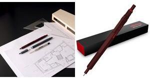 rotring Feinminenstift 600, 0,5 mm, Chocolate Truffle hochwertiges Ganzmetall-Gehäuse, klassisches Sechskant - 1 Stück (2204410)
