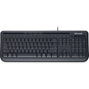 Microsoft Wired Keyboard 600 - Tastatur - USB - Englisch - Schwarz