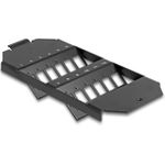 Delock LWL Halterung für Bodentank 12 Port für SC Simplex / LC Duplex Kupplungen schwarz (88162)