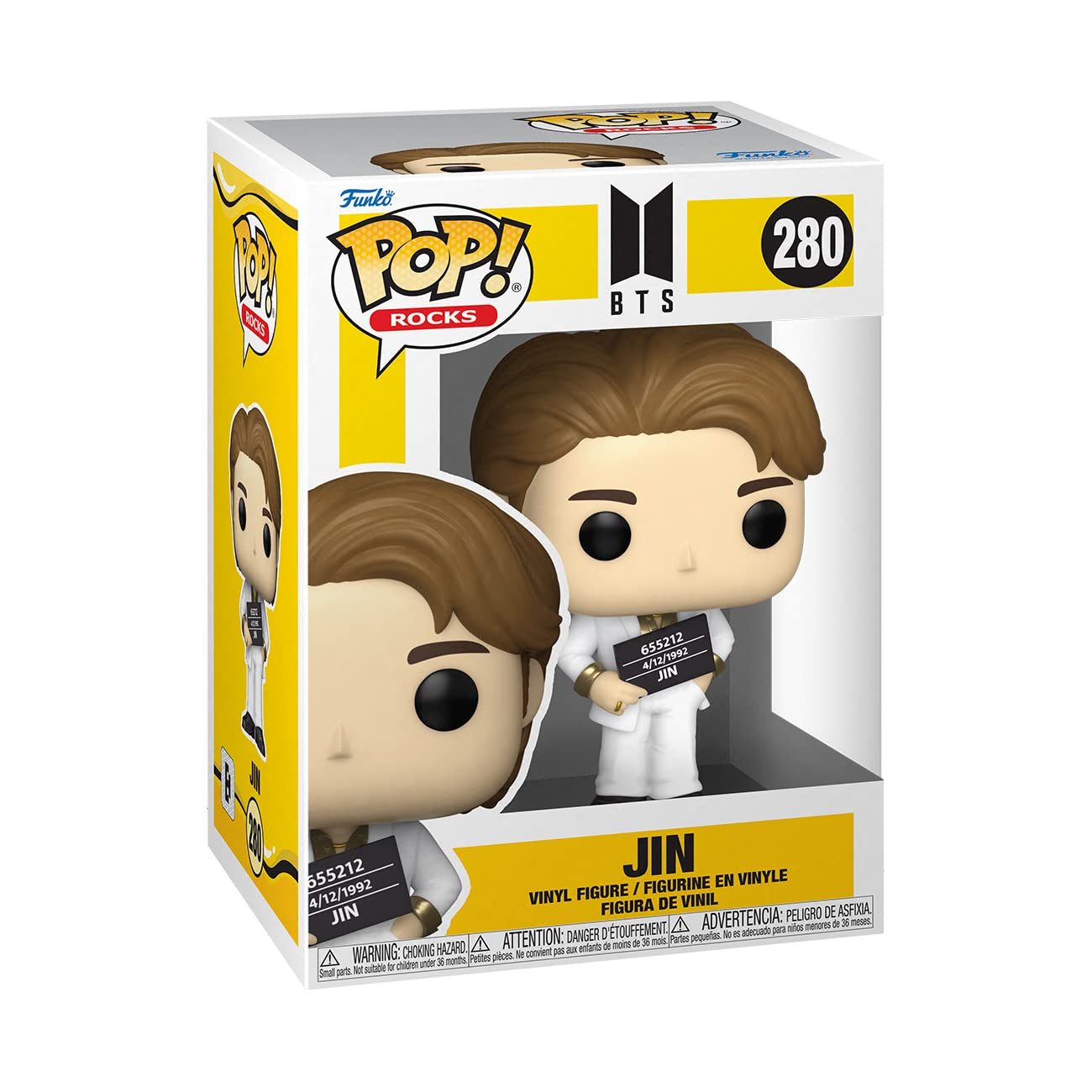 Funko Pop! Rocks BTS Butter Jin Vinyl-Sammelfigur 9,5 cm Höhe