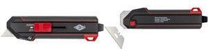 WEDO Cutter Schaber Premium mit Klingendrehfunktion sw/rt (78822)