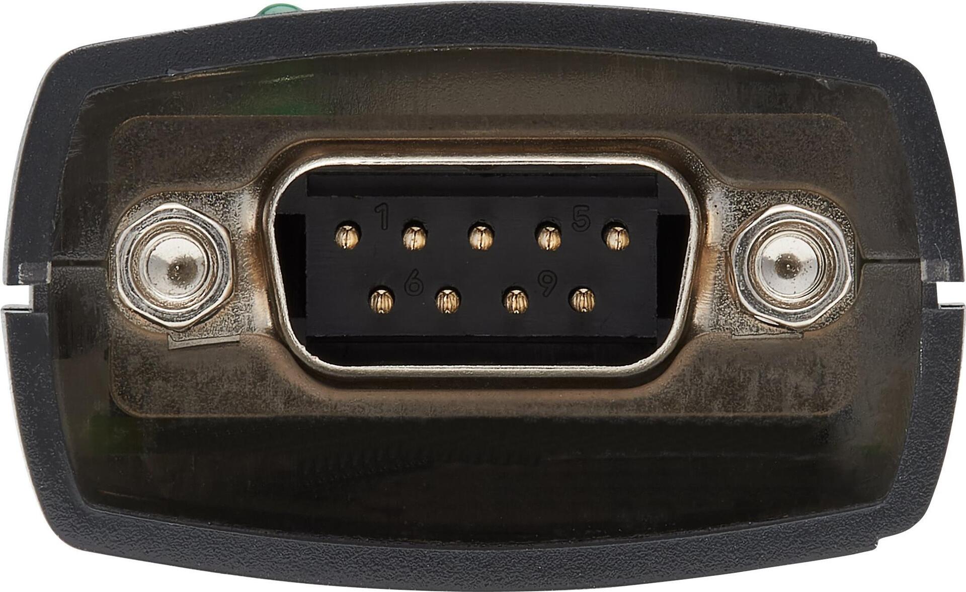 Keyspan USA-19HS Serieller Adapter USB-A auf DB9 RS232 0,91 m Schwarz