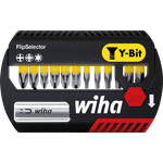 WIHA 41827 - Bit-Satz FlipSelector, 13-teilig gemischt, 25 mm, Y-Bit (41827)