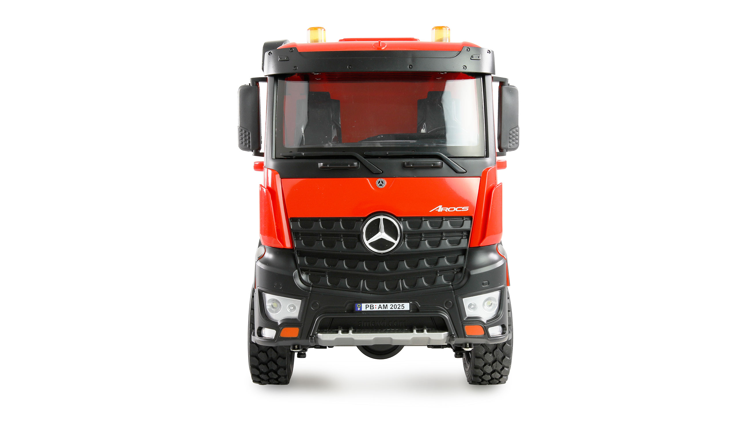 Amewi Mercedes-Benz Arocs Muldenkipper 6x6 1:14 RTR Rot