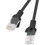 Lanberg PCU6-10CC-0050-BK Netzwerkkabel Schwarz 0,5 m Cat6 U/UTP (UTP) (PCU6-10CC-0050-BK)