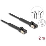 Delock Patch-Kabel RJ-45 (M) neigbar bis zu 60° zu RJ-45 (M) neigbar bis zu 60° (80941)