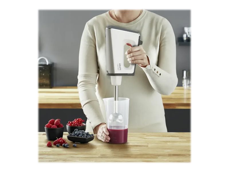 Krups 3Mix 9000 GN9121 Handmixer-Set 750 W Weiß