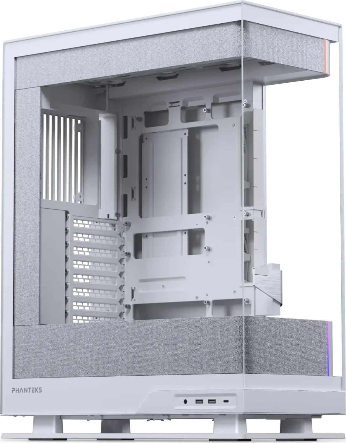 PHANTEKS Evolv X2 Matrix PC-Gehäuse, Midi-Tower, E-ATX, Tempered Glass, Matrix LED - weiß