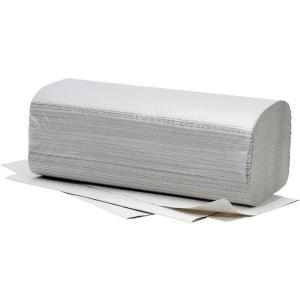 Fripa Handtuchpapier Plus, V-Falz, 1-lagig, naturell aus 100% Altpapier, V-Falzung, Blattgröße: 250 x 230 mm (4011103)
