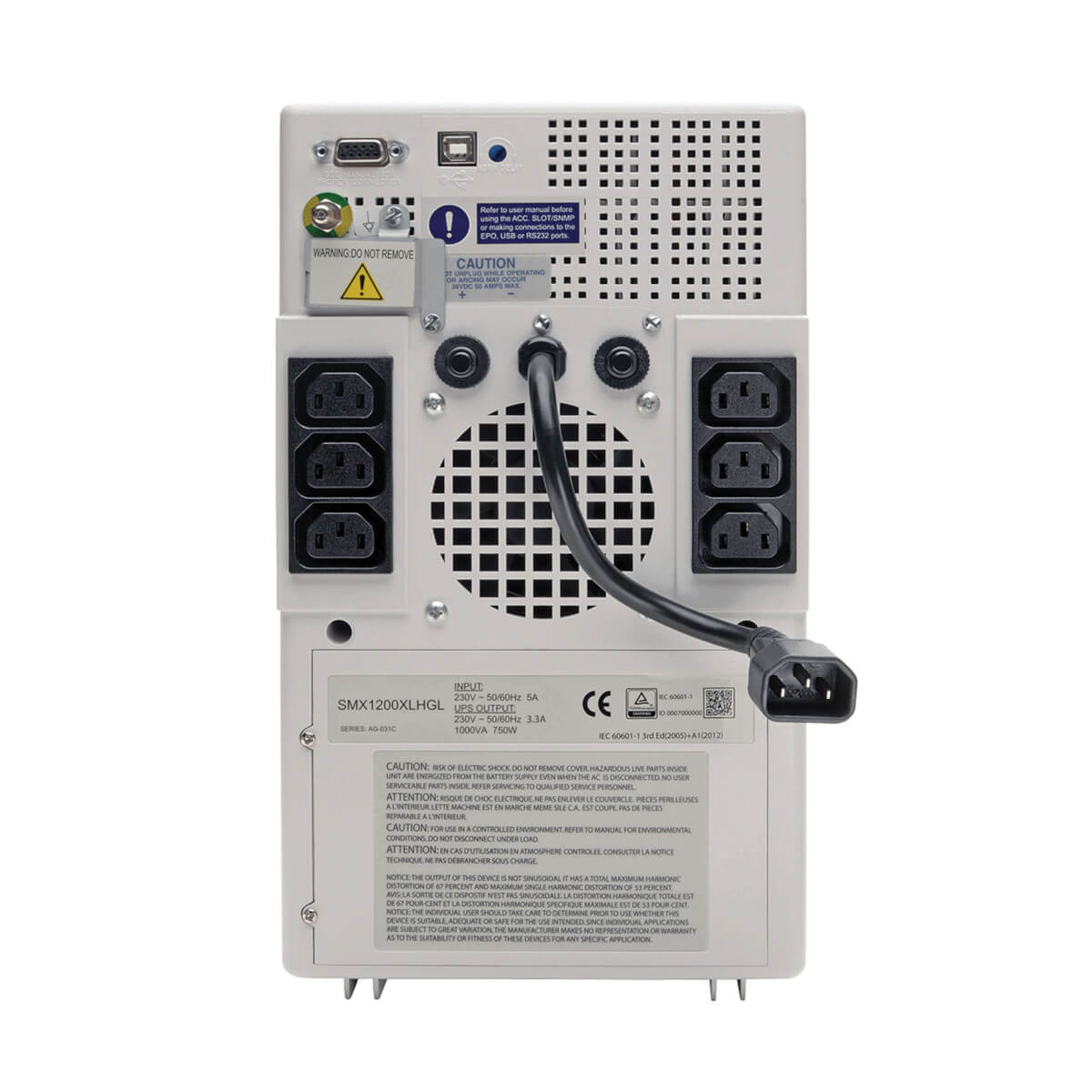 Eaton Tripp Lite Series SmartPro Medical-Grade USV Line Interactive 1000 VA 750 W 230 V Lithium Grau