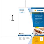 HERMA Wetterfeste Etiketten aus Spezialpapier, 210 x 297 mm weiß, aus Papier, imprägniert, selbstklebend, - 1 Stück (10775)