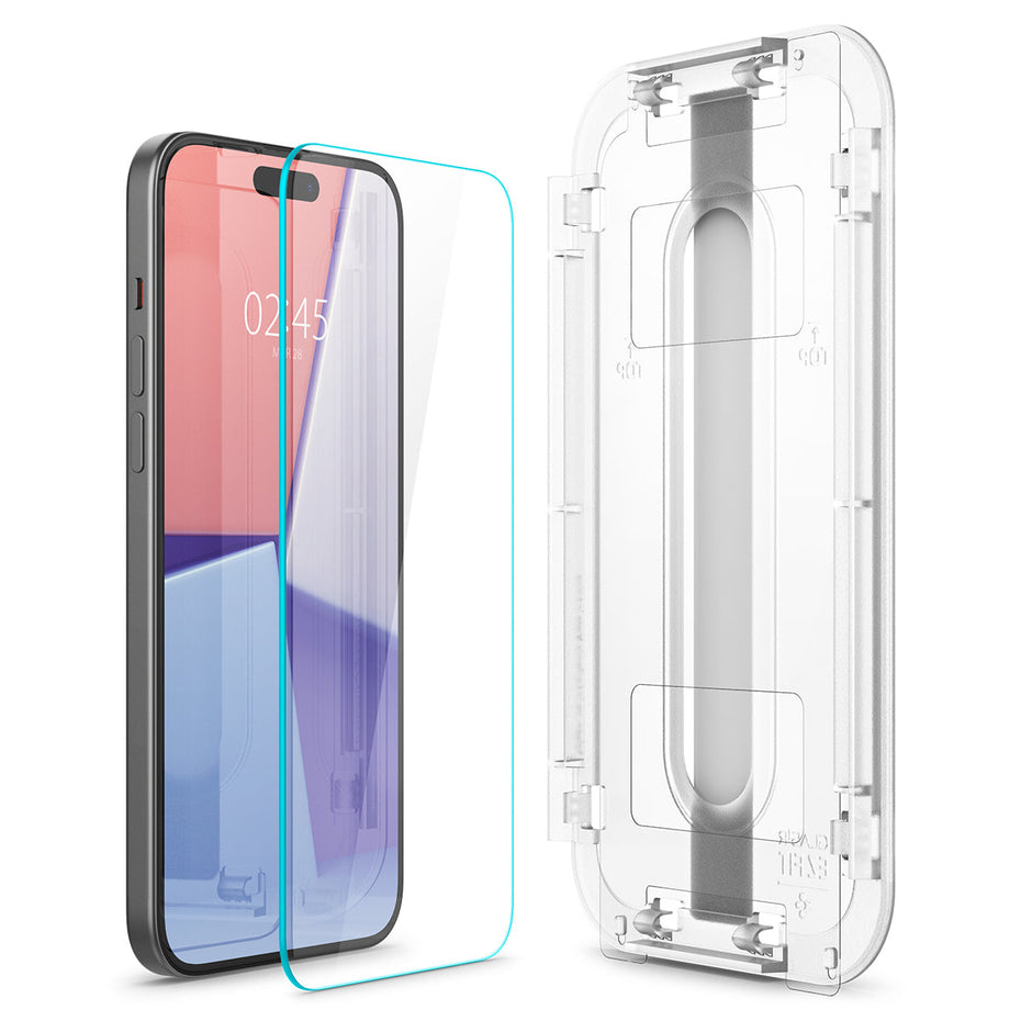 Spigen Glas.tR EZ Fit HD Bildschirmschutz Transparent