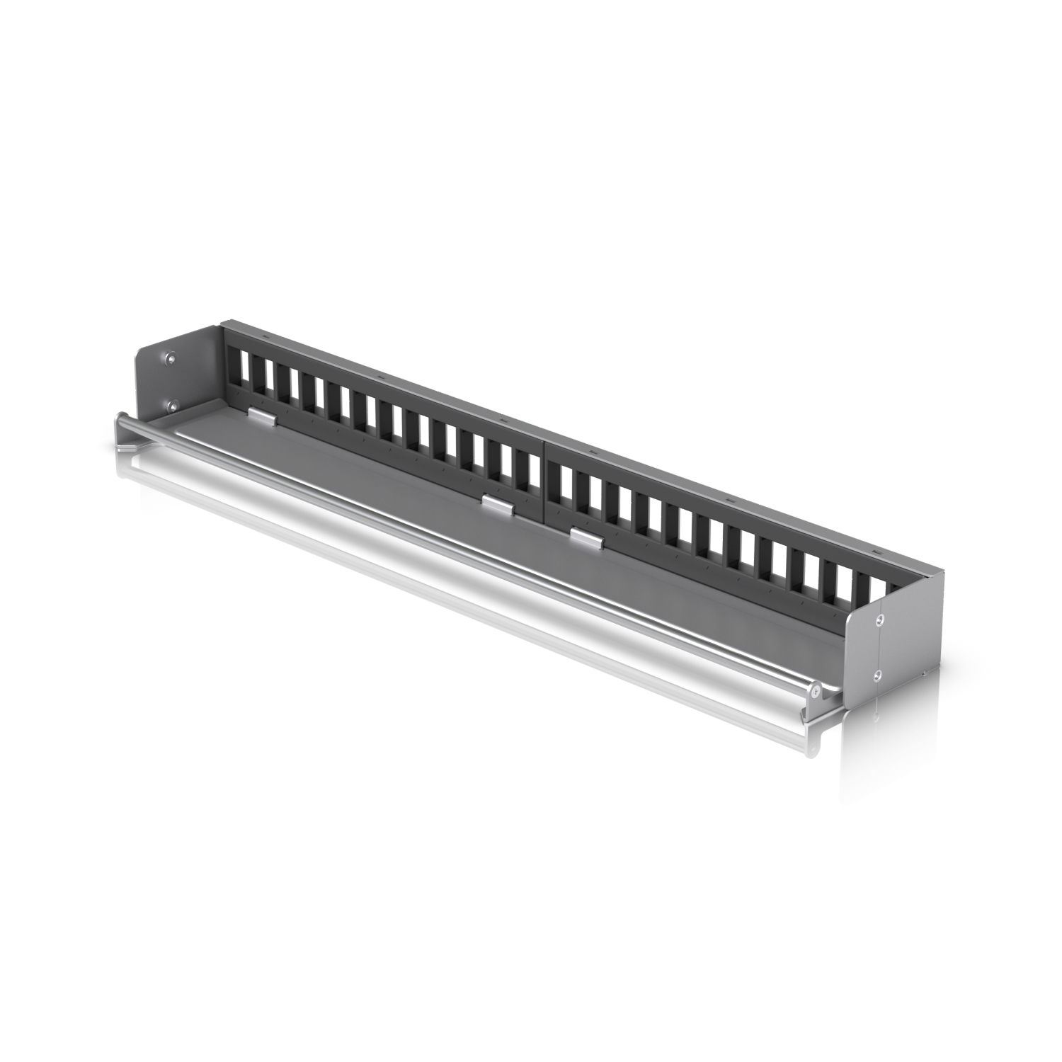 Ubiquiti UACC-Rack-Panel-Patch-Blank-24 Leeres Keystone-Patchpanel 1U 24 Ports Grau