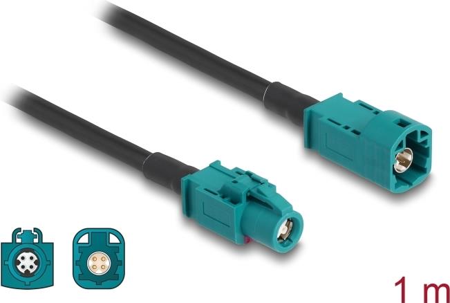 Delock Kabel HSD Z Stecker zu Buchse 1 m (90679)