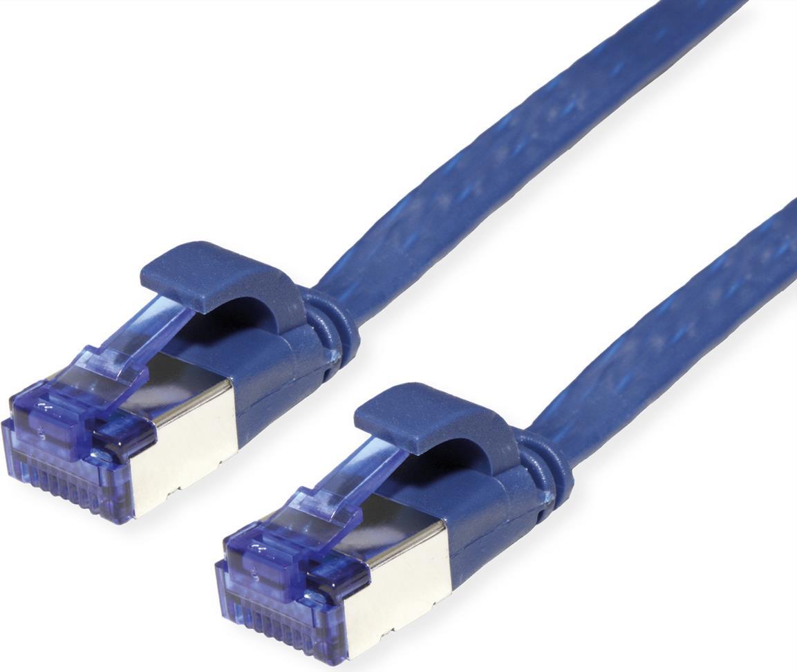 VALUE Patchkabel Kat.6A (Class EA) FTP, extra-flach, blau, 2 m (21.99.2152)