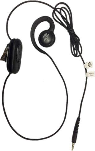 ZEBRA Standard 3.5MM WIRED HEADSET FOR PTT + VOIP W/ ROTATING EAR PIECE FOR RIGHT/LEFT EAR WEARING. INCLUDES BUILT-IN CONTROL WRAP, INLINE MIC, PTT BUTTON AND VOLUME CONTROL (HDST-35MM-PTT1-02)