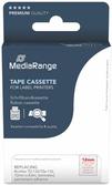 MediaRange Schriftbandkassette rot auf transparent 8m x 12mm (MRBTZ132)