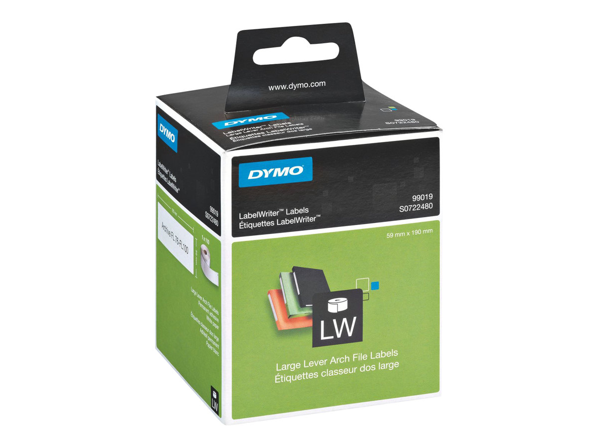 DYMO LabelWriter LAF Labels Large 59 x 190 mm Weiß