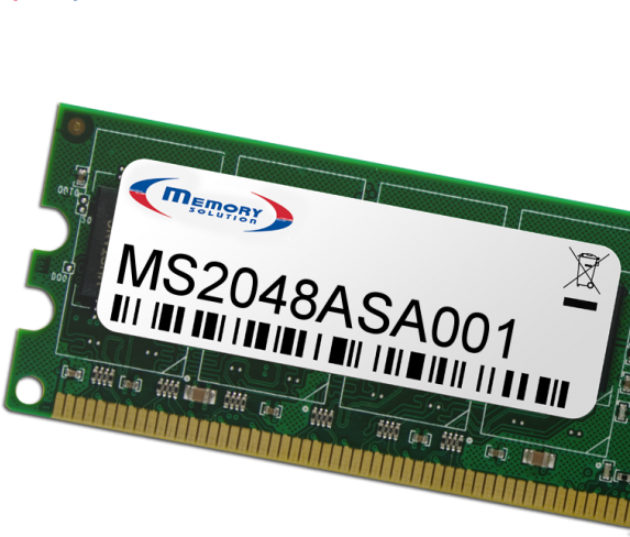 Memory Solution MS2048ASA001 2GB Speichermodul (MS2048ASA001)
