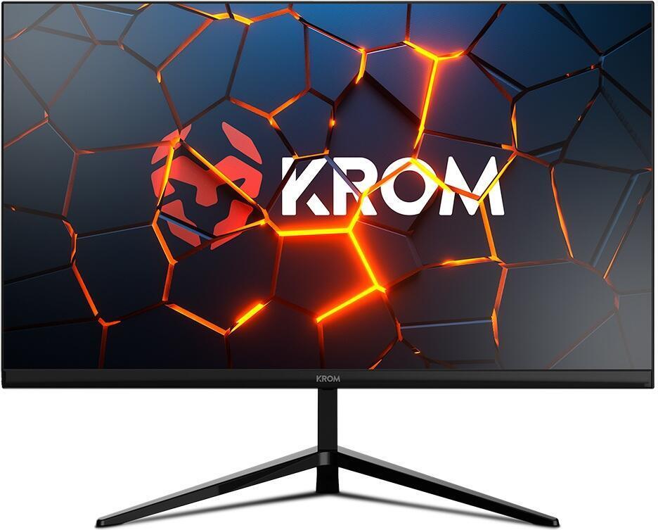 Krom Kertz Gaming Monitor 24 Zoll Full HD 200 Hz VA-Panel 1 ms Schwarz