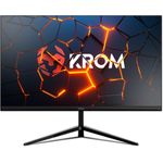 Krom Kertz Gaming Monitor 24 Zoll Full HD 200 Hz VA-Panel 1 ms Schwarz