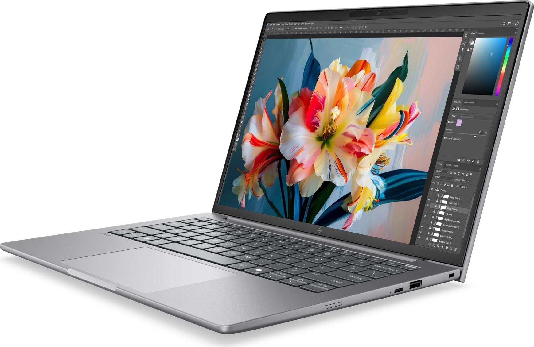 HP ZBook 8 G2i 14" Intel Core Ultra 9 386H 48 GB RAM 1 TB SSD Meteor Silber Aluminium