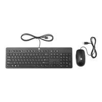 HP Slim USB Keyboard and Mouse (DE) (T6T83AA#ABD)