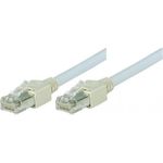 Patchkabel S/UTP, Cat 5e, grau, 1,5 m PVC, hochflexibel, mit Dätwyler-Kabel und Hirosesteckern TM11 (719015)