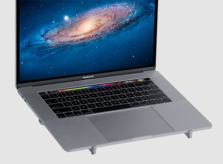 Rain Design mBar Pro Notebook-Ständer faltbar 12"–15" Space-grau