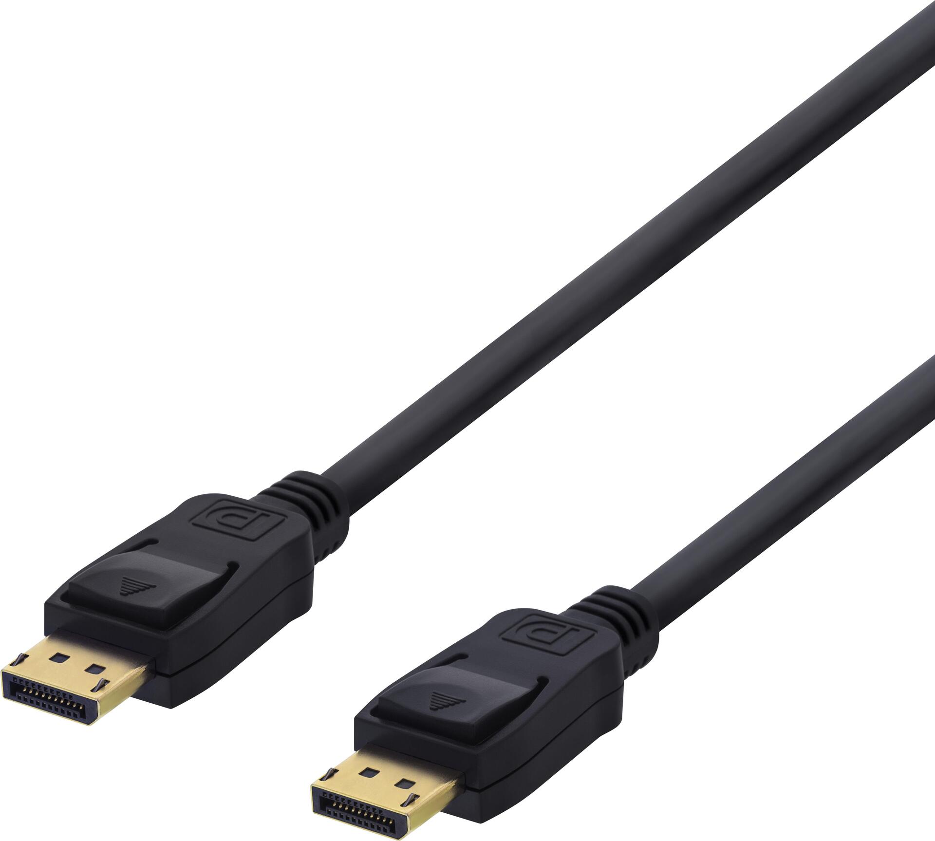 Deltaco DP-1010D DisplayPort-Kabel 1 m Schwarz (DP-1010D)