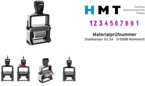 trodat Ziffernstempel Professional 4.0 55510/PL, 10-stellig Lieferung inkl. Gutschein zur Erstellung einer Textplatte - 1 Stück (120205)