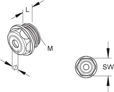 Dichtungsnippel metrisch M20 (485M20)