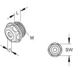 Dichtungsnippel metrisch M20 (485M20)