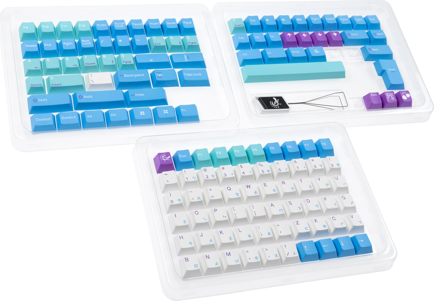 Ducky x MK Frozen Llama Keycap Set (DCA133-TWLLACHPT1)