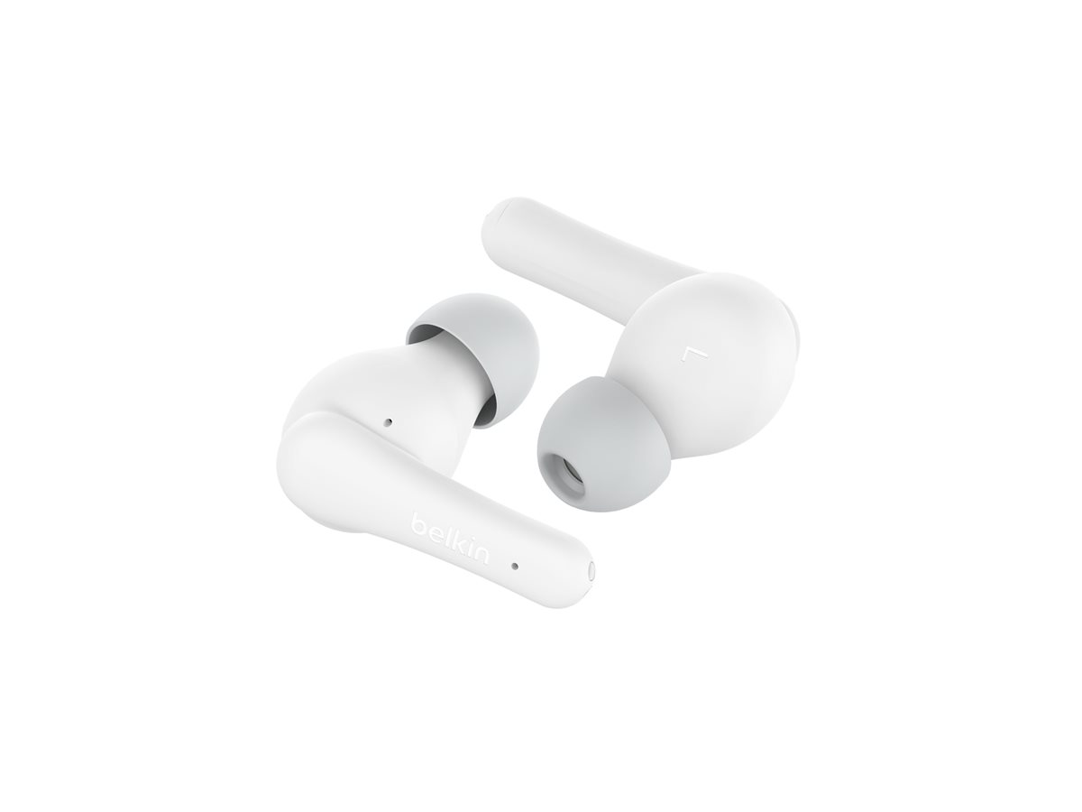 Belkin SoundForm Nano 2 for Kids True Wireless In-Ear Kopfhörer mit Mikrofon und ANC Weiß