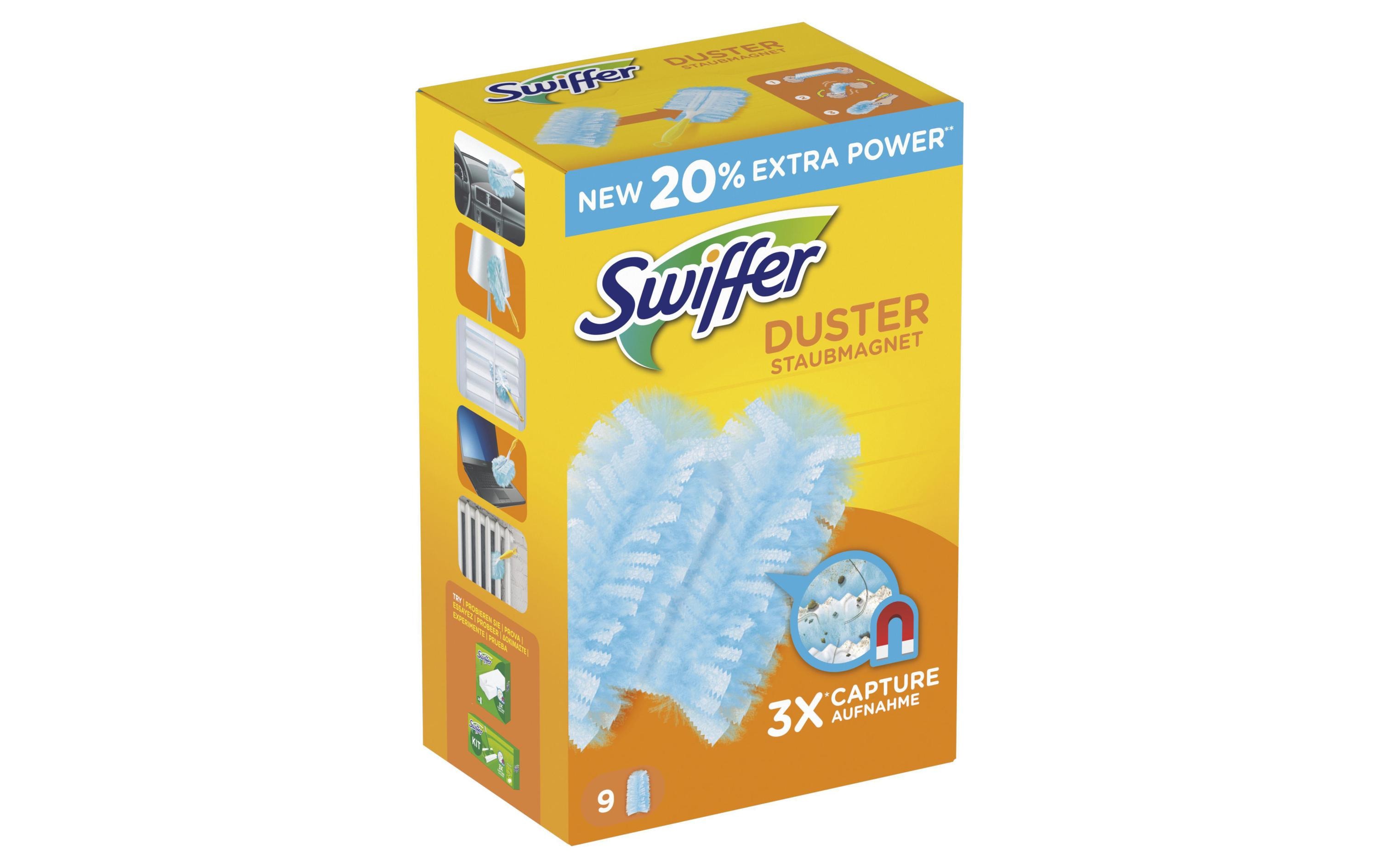 Swiffer Staubmagnet Staubtücher 9 Stück Blau