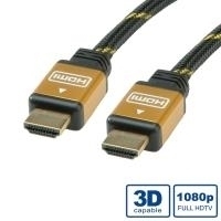 ROLINE Gold HDMI High Speed Kabel, ST-ST 10,0m (11.04.5566)