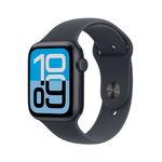 Apple Watch SE 3 Aluminium Cellular 44mm Mitternacht (Sportarmband mitternacht) S/M (MEPH4ZR/A)