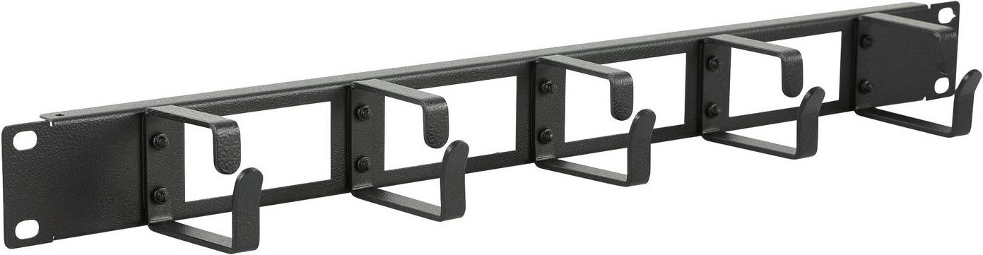 Lanview 1U 48,30cm (19") CABLE ORGANIZER PANEL (RAO110BL)