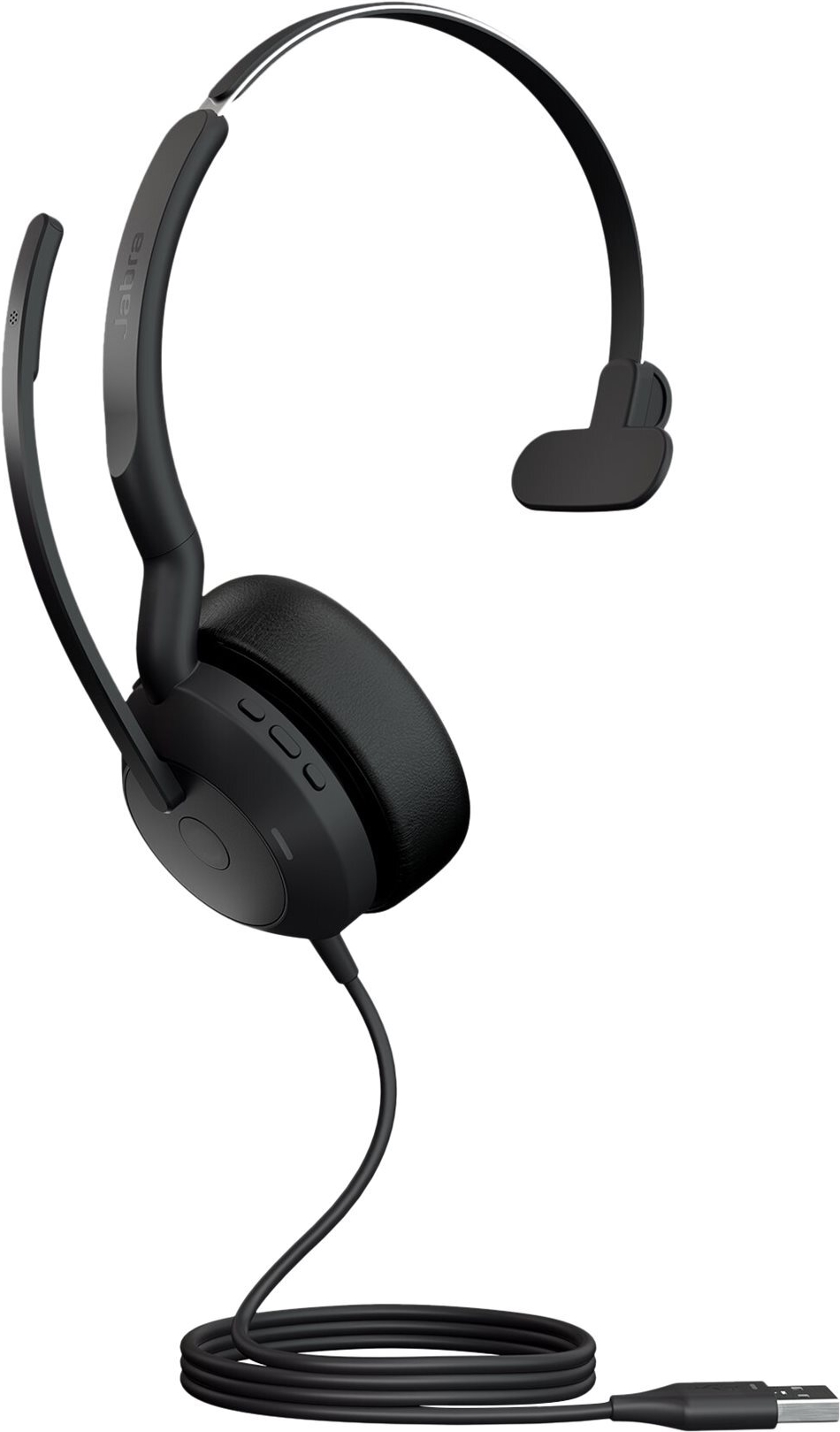 Jabra Evolve2 50 UC Mono On-Ear Headset USB-A Schwarz