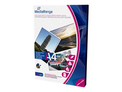MediaRange Fotopapier MRINK112 A4 Matt 250 g/m² 50 Blatt Weiß