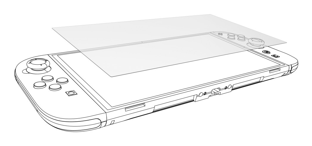uRage Schutzglas für Nintendo Switch 2, 2 Stück, Gehärtetes Glas 9H, Transparent