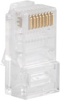 Lanberg PLU-5020 Drahtverbinder RJ-45 Transparent (PLU-5020)